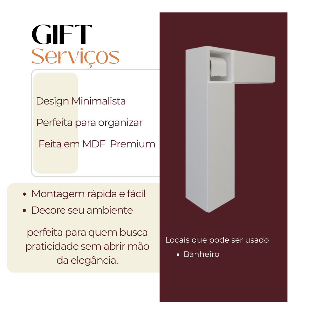 Gabinete Banheiro em L - Branco - Image 4